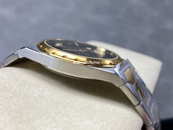 8+ Factory Vacheron Constantin Historiques 44018-37mm Half Yellow Gold Black Dial - Image 5
