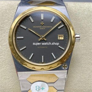 8+ Factory Vacheron Constantin Historiques 222 37mm Half Yellow Gold Grey Dial