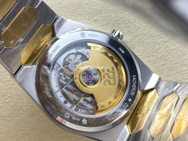 8+ Factory Vacheron Constantin Historiques 44018-37mm Half Yellow Gold Black Dial - Image 7