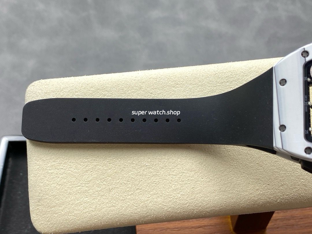 APS Factory Richard Mille RM061 42.7mm Carbon Fiber Rubber Strap Skeletonized Dial - Image 8