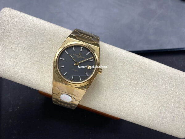 8+ Factory Vacheron Constantin Historiques 44018 37mm Full Yellow Gold Black Dial - Image 4