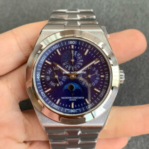8F Factory Vacheron Constantin Overseas 4300V Perpetual Calendar 4300V-120G-B945 41.5mm Full Steel Blue Dial