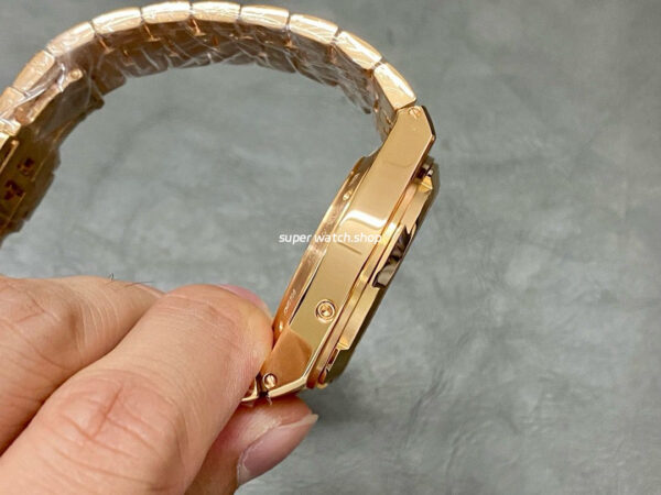 8F Factory Vacheron Constantin Overseas 4300V Perpetual Calendar 4300V/120R-B509 41.5mm Full Rose Gold Blue Dial - Image 5