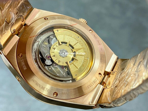 8F Factory Vacheron Constantin Overseas 4300V Perpetual Calendar 4300V/120R-B509 41.5mm Full Rose Gold Blue Dial - Image 7