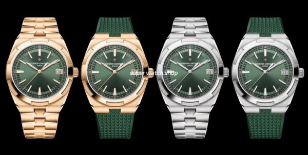 8F Factory Vacheron Constantin Overseas 4500V 41mm Full Steel Green Dial - Image 10