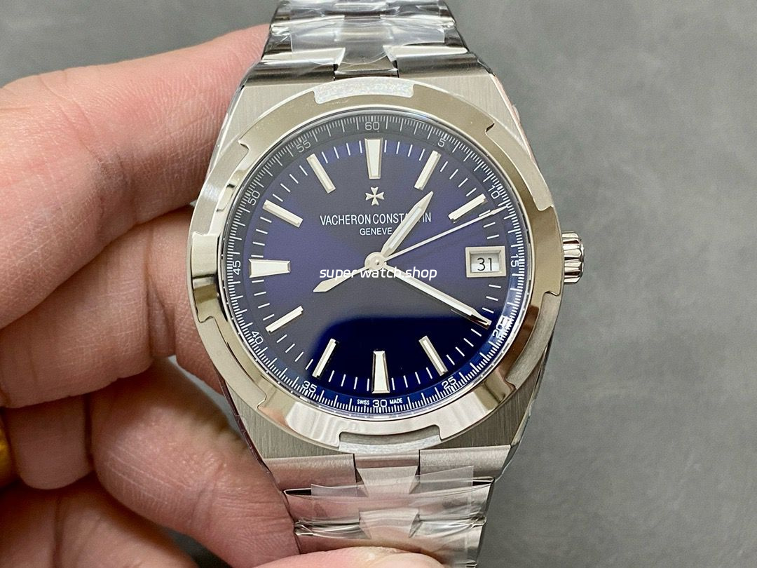 8F Factory Vacheron Constantin Overseas 4500V/110A-B128 41mm Full Steel Blue Dial