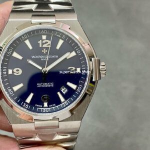 8F Factory Vacheron Constantin Overseas 47040/B01A-9094 42mm Full Steel Black Arabic numerals Dial