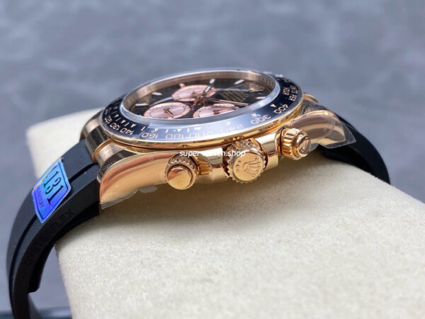 APS Factory Counterweight Rolex Daytona 126515LN-0002 40mm Rose Gold Oysterflex Black Dial - Image 6