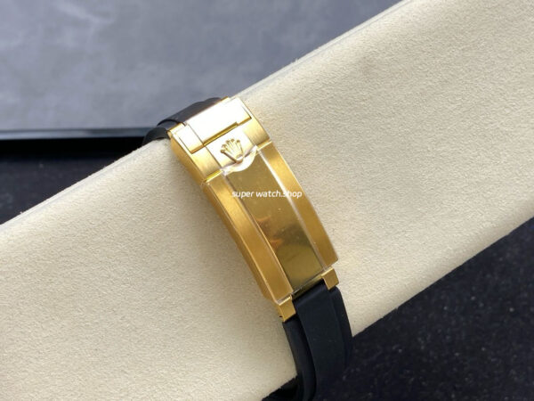 APS Factory Counterweight Rolex Daytona 126518LN Yellow Gold Oysterflex Tiffany Blue Dial - Image 9