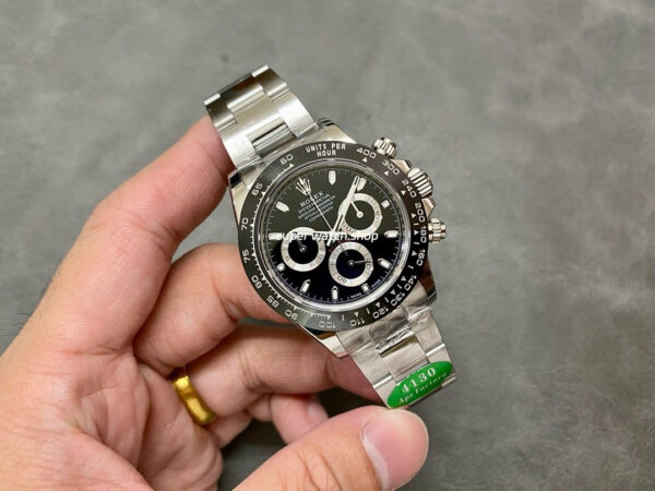 APS Factory Rolex Black Panda Daytona 116500LN-0002 40mm Full Steel Black Dial - Image 4