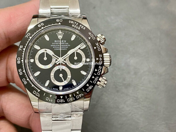 APS Factory Rolex Black Panda Daytona 116500LN-0002 40mm Full Steel Black Dial