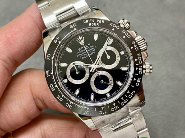 APS Factory Rolex Black Panda Daytona 116500LN-0002 40mm Full Steel Black Dial - Image 2