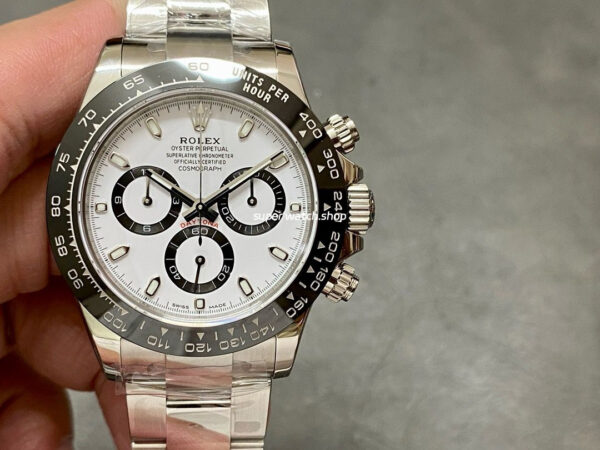 APS Factory Rolex White Panda Daytona 116500LN-0001 40mm Full Steel White Dial