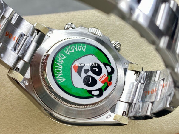 BT Factory Rolex Daytona 116599 RBOW 40mm Full White Gold Black Dial - Image 8