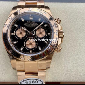 Clean Factory Rolex Daytona 116505-0008 40mm Full Rose Gold Black Dial