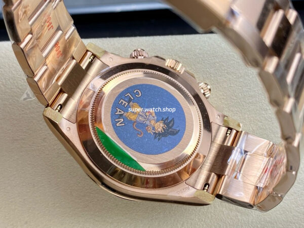 Clean Factory Rolex Daytona 116505-0008 40mm Full Rose Gold Black Dial - Image 8