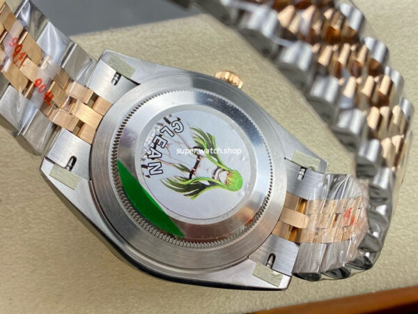 Clean Factory Rolex Datejust 126231 36mm Half Rose Gold Pink Dial Jubilee - Image 7