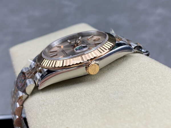 Clean Factory Rolex Datejust 126231 36mm Half Rose Gold Pink Dial Jubilee - Image 6