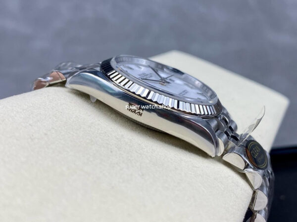 Clean Factory Rolex Datejust 126234-0025 36mm Full 904L Roman Numerals White Dial Jubilee - Image 6