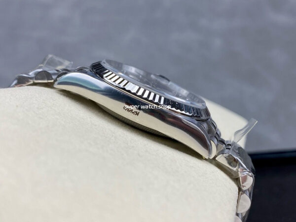 Clean Factory Rolex Datejust 126234-0027 36mm Full 904L Diamond Mop Black Dial Jubilee - Image 5