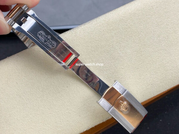 Clean Factory Rolex Datejust 126331-0009 41mm Half Rose Gold Pink Dial - Image 9