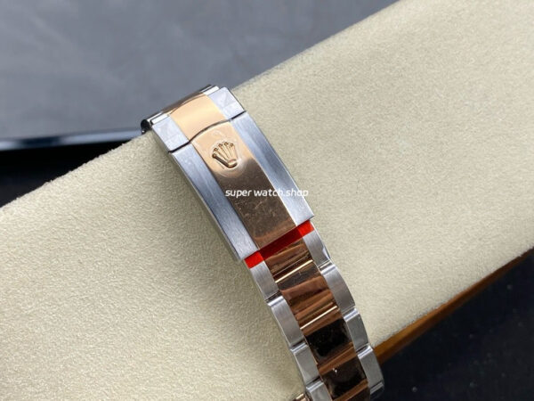 Clean Factory Rolex Datejust 126331-0009 41mm Half Rose Gold Pink Dial - Image 8
