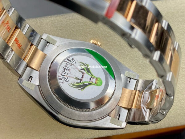 Clean Factory Rolex Datejust 126331 41mm Half Rose Gold Diamond Mother Of Pearl Dial - Image 7