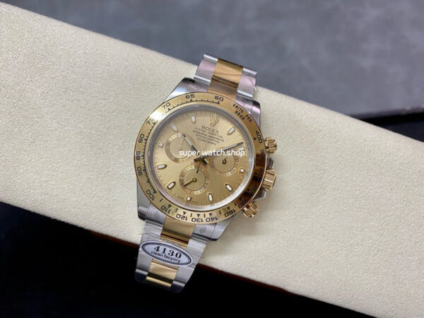 Clean Factory Rolex Daytona 116503-0003 40mm Half Gold, Champagne Dial - Image 4