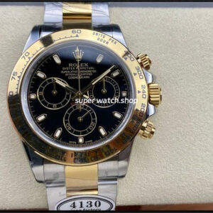 Clean Factory Rolex Daytona 116503-0004 40MM Half Gold Black Dial