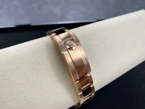 Clean Factory Rolex Daytona 116505-0011 40mm Full Rose Gold Arabic Number Brown Dial - Image 9