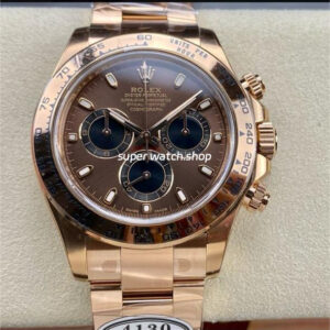 Clean Factory Rolex Daytona 116505-0013 40mm Full Rose Gold Brown Dial