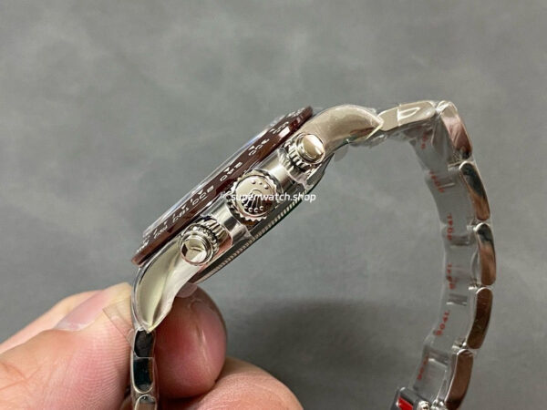 Clean Factory Rolex Daytona 116506-0004 40mm Full Platinum Arabic Number Ice Blue Dial - Image 6