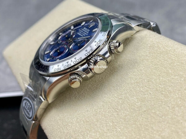 Clean Factory Rolex Daytona 116509-0071 40mm Full White Gold Blue Dial - Image 7