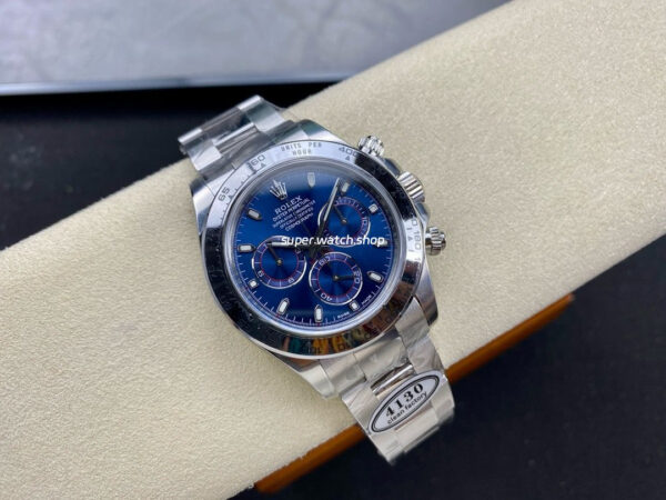 Clean Factory Rolex Daytona 116509-0071 40mm Full White Gold Blue Dial - Image 4