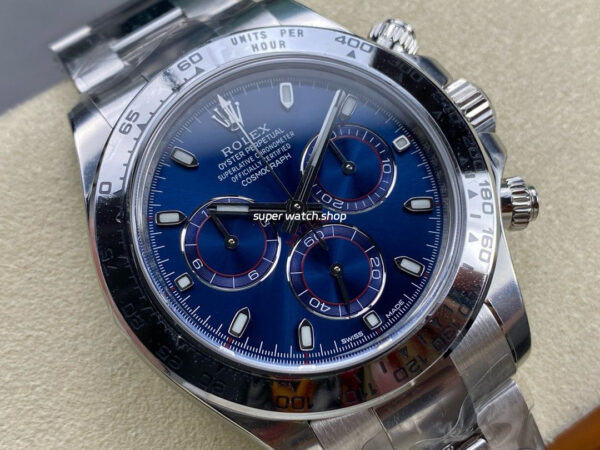 Clean Factory Rolex Daytona 116509-0071 40mm Full White Gold Blue Dial - Image 2