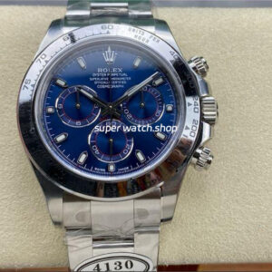 Clean Factory Rolex Daytona 116509-0071 40mm Full White Gold Blue Dial