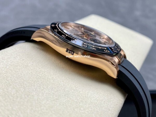 Clean Factory Rolex Daytona 116515LN-0059 40mm Rose Gold Oysterflex Pink Dial - Image 5