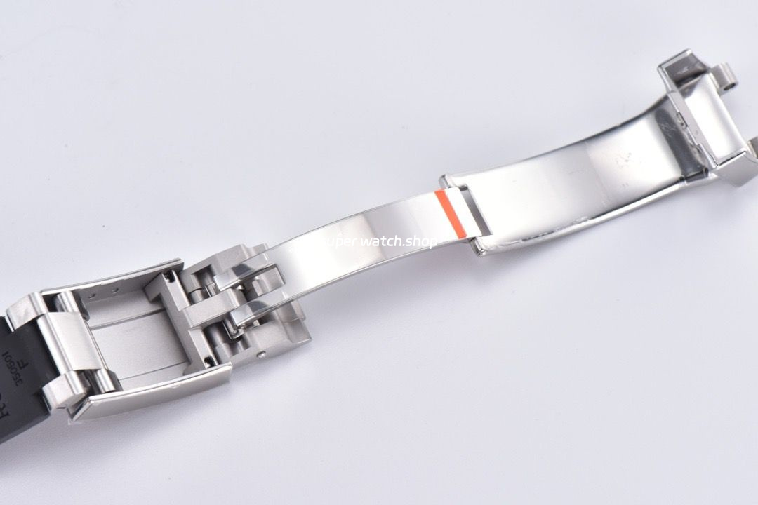Clean Factory Rolex Daytona 116519LN 40mm White Gold Oysterflex Arab Number Racing Black Dial - Image 8