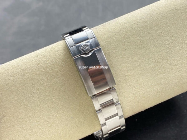 Clean Factory Rolex Daytona 126506-0002 40mm Full Platinum Ice Blue Diamond Baguette Dial - Image 9