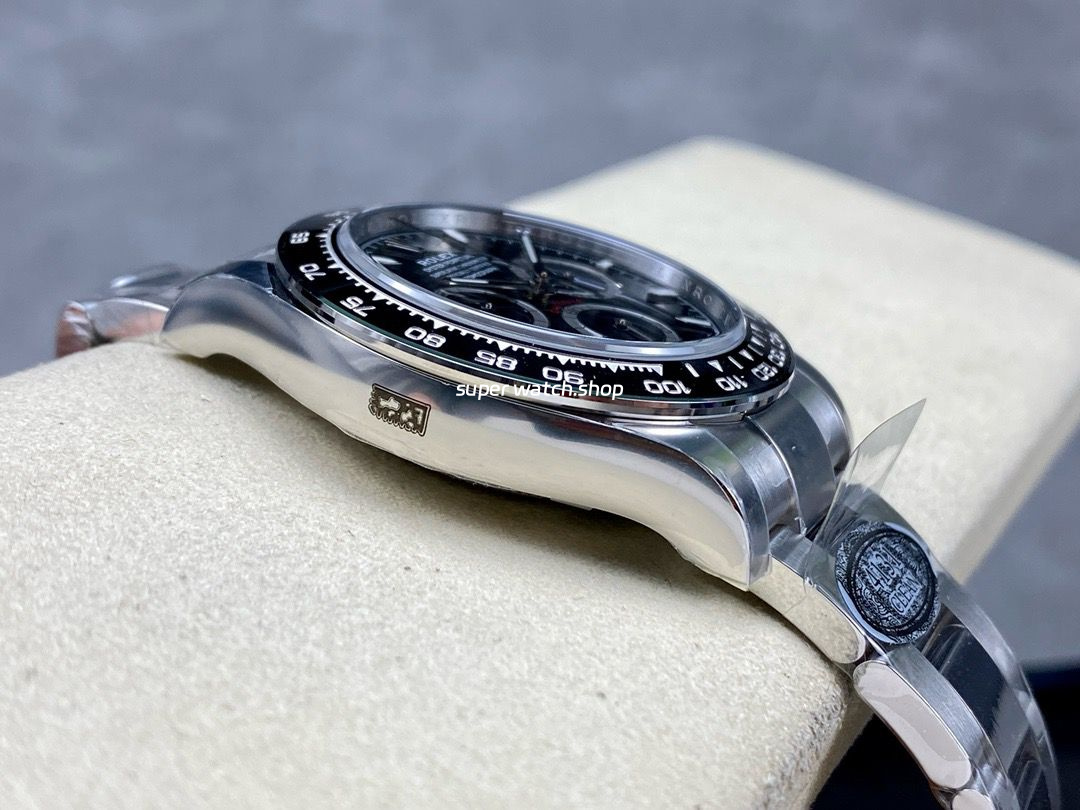 Clean Factory Rolex Daytona Panda 126500LN-0002 40mm Full 904L Black Dial - Image 5