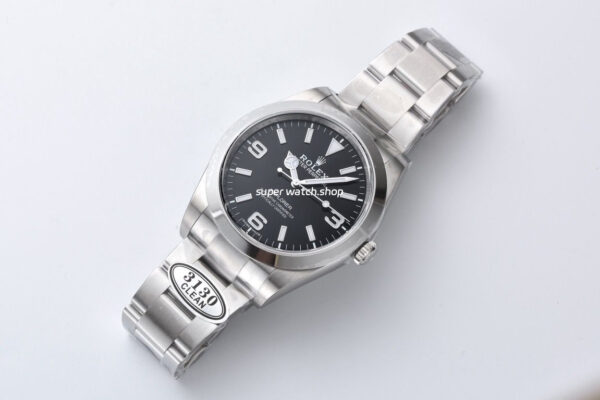 Clean Factory Rolex Explorer 214270 39MM Full 904L Black Dial - Image 3