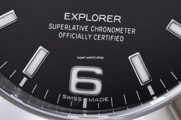 Clean Factory Rolex Explorer 214270 39MM Full 904L Black Dial - Image 5
