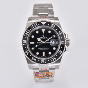 Clean Factory Rolex GMT-Master II 116710LN-0001 40mm Full 904L Black Dial
