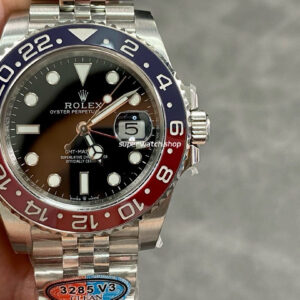 Clean Factory Rolex GMT-Master II 126710BLRO-0001 Pepsi 40mm Full 904L Black Dial Jubilee