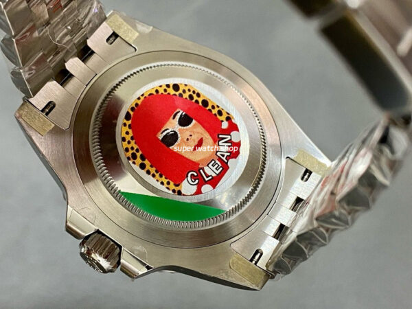 Clean Factory Rolex GMT-Master II 126710GRNR-0003 40mm Full 904L Black Dial Jubilee - Image 7