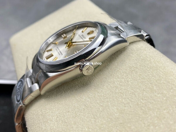 Clean Factory Rolex Oyster Perpetual 124300-0001 41mm Full 904L Silver Dial - Image 6