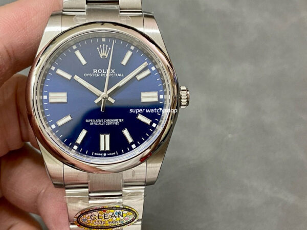 Clean Factory Rolex Oyster Perpetual 126000-0003 36mm Full 904L Blue Dial