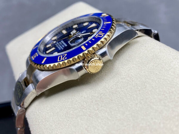 Clean Factory Rolex Submariner Date 126613LB 41mm Half Gold Blue Dial - Image 7