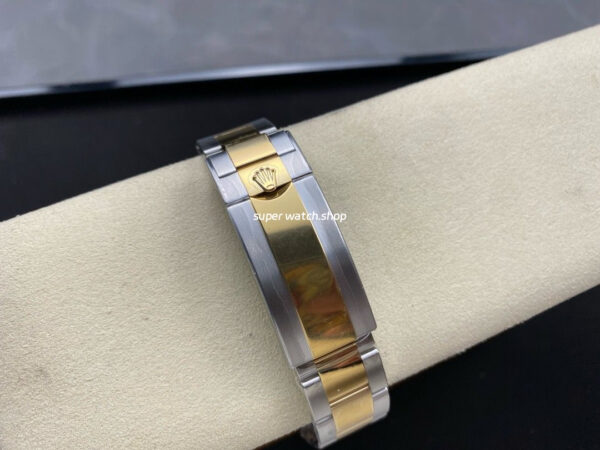 Clean Factory Rolex Submariner Date 126613LB 41mm Half Gold Blue Dial - Image 9