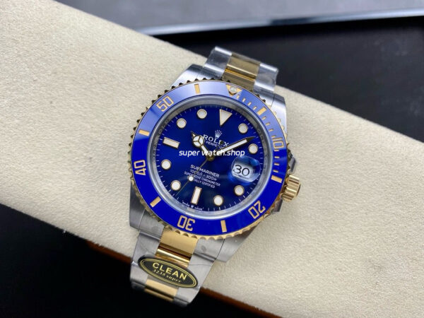 Clean Factory Rolex Submariner Date 126613LB 41mm Half Gold Blue Dial - Image 5